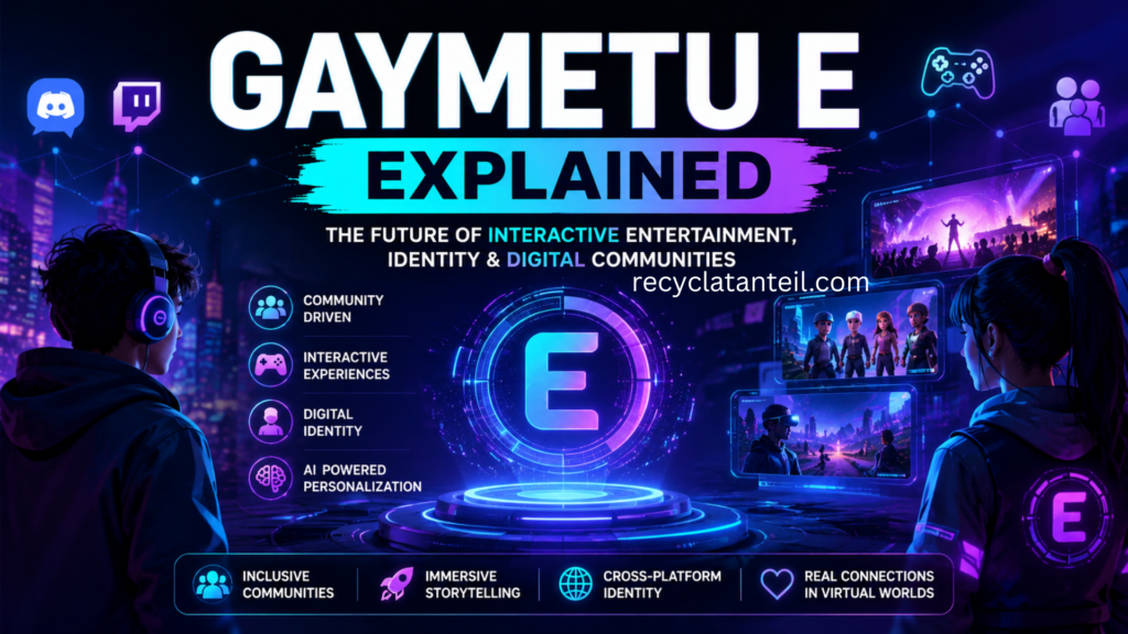 Gaymetu E Explained: Interactive Entertainment, Digital Identity, and the Future of Online Culture Gaymetu E
