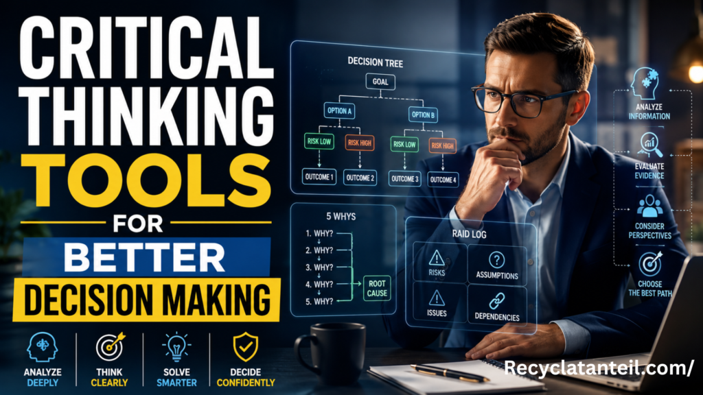 Critical Thinking Tools for Better Decision Making Critical Thinking Tools