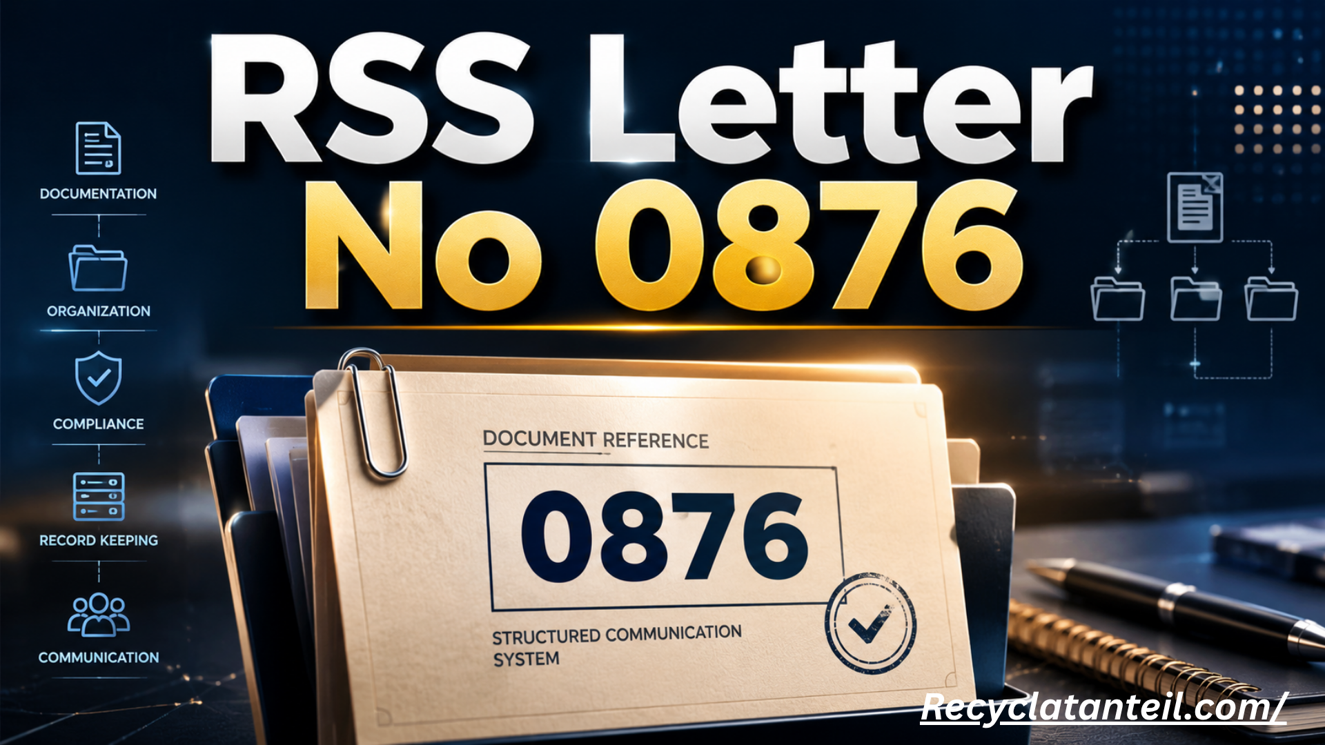 RSS Letter No 0876 Meaning, Purpose, and Significance Explained
